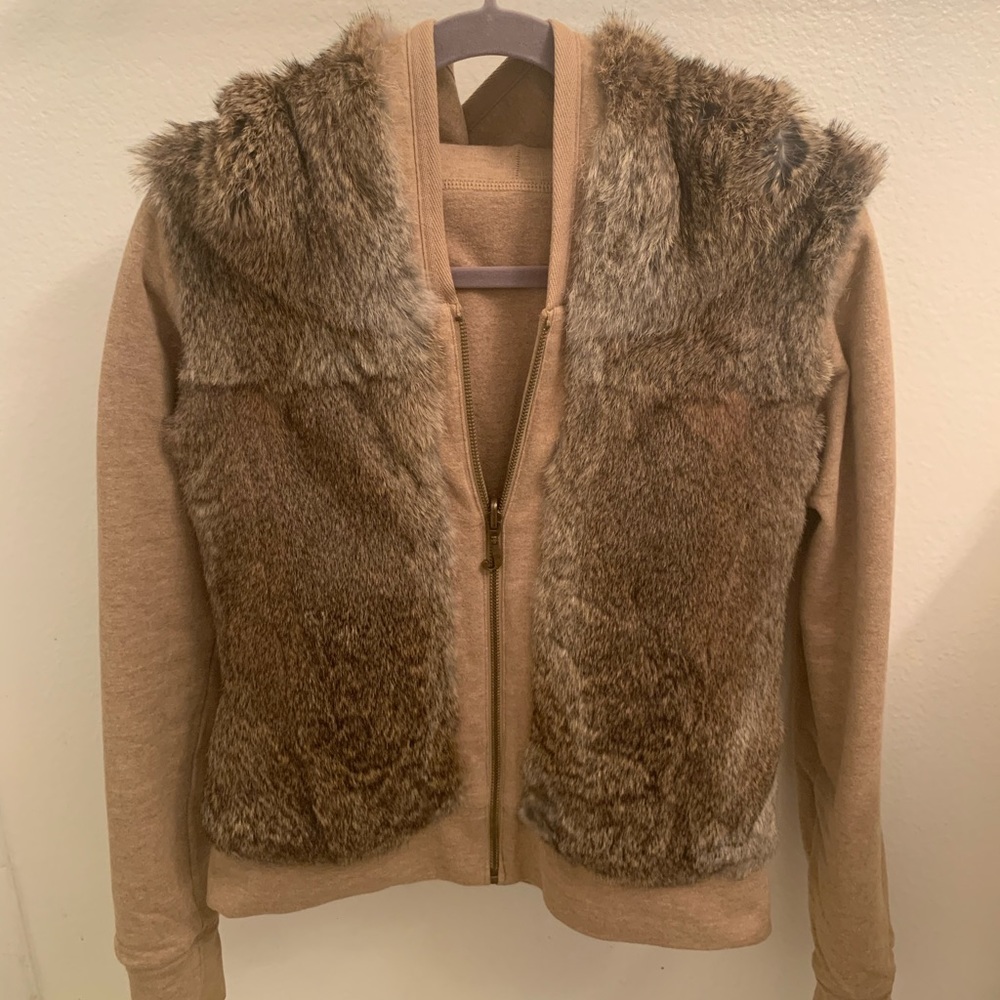 Juicy Couture Reversible Fur Lined Hoodie